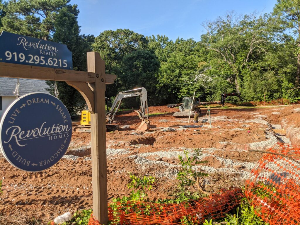 Revolution Homes Homesite Construction